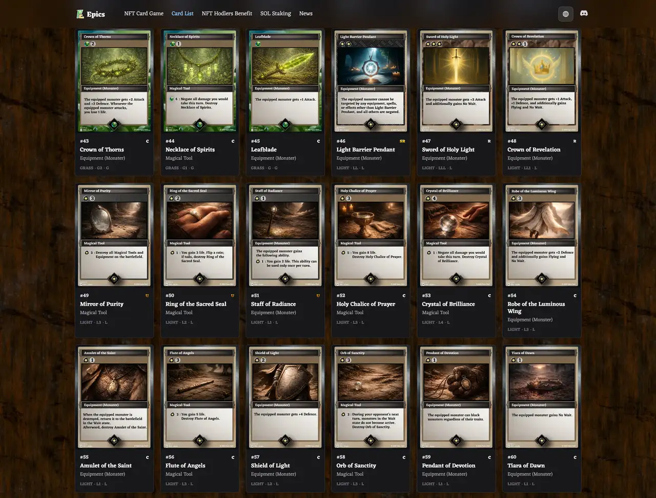 Buidlers Guild Light Tools Cards