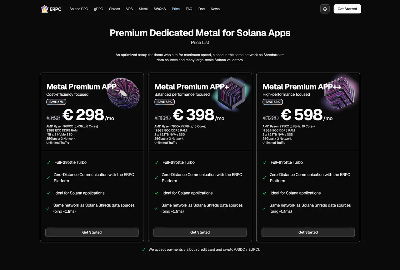 ERPC Premium Baremetal Price