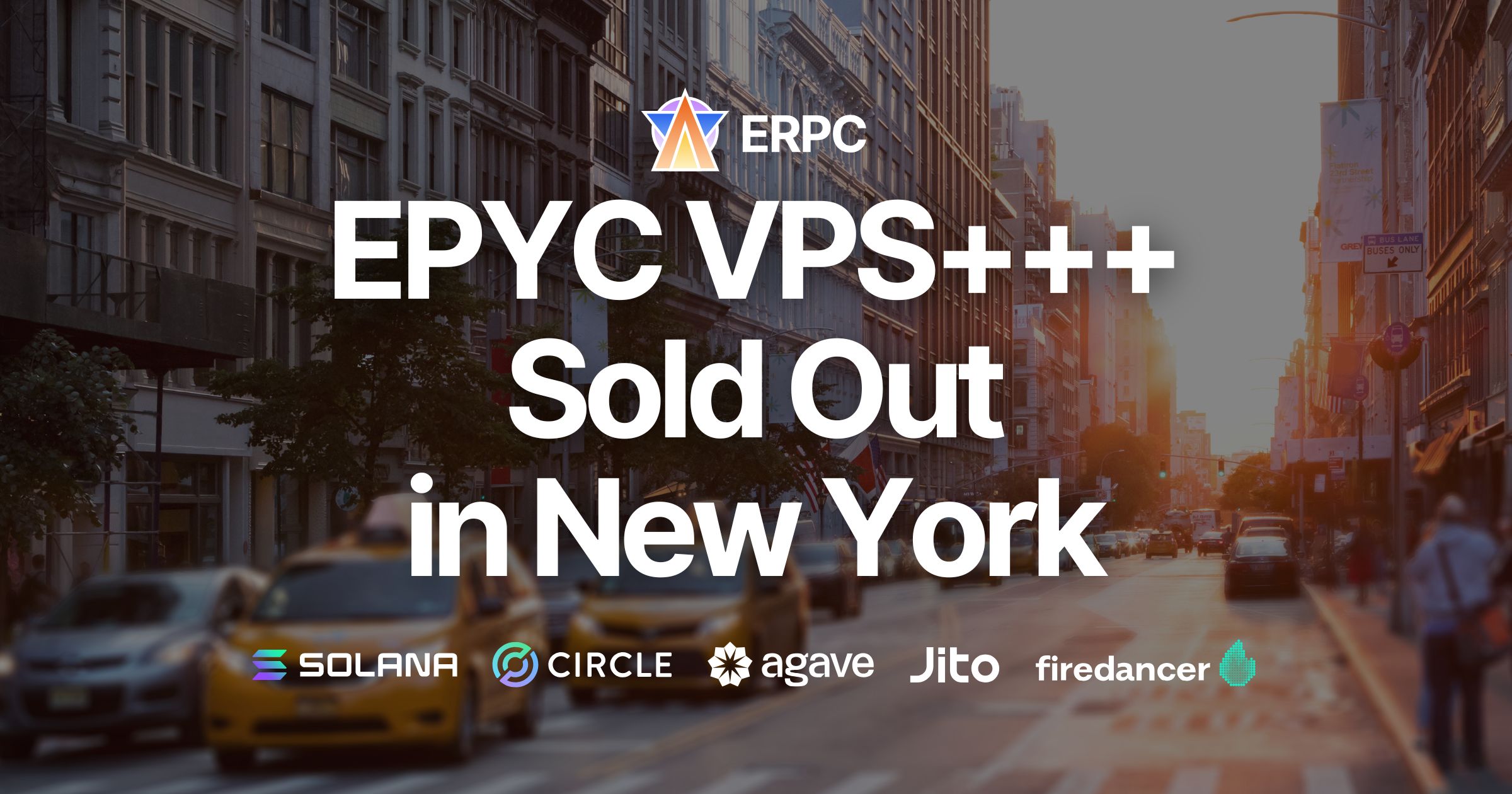ERPC NY Region's Popular Solana EPYC VPS+++ Sold Out