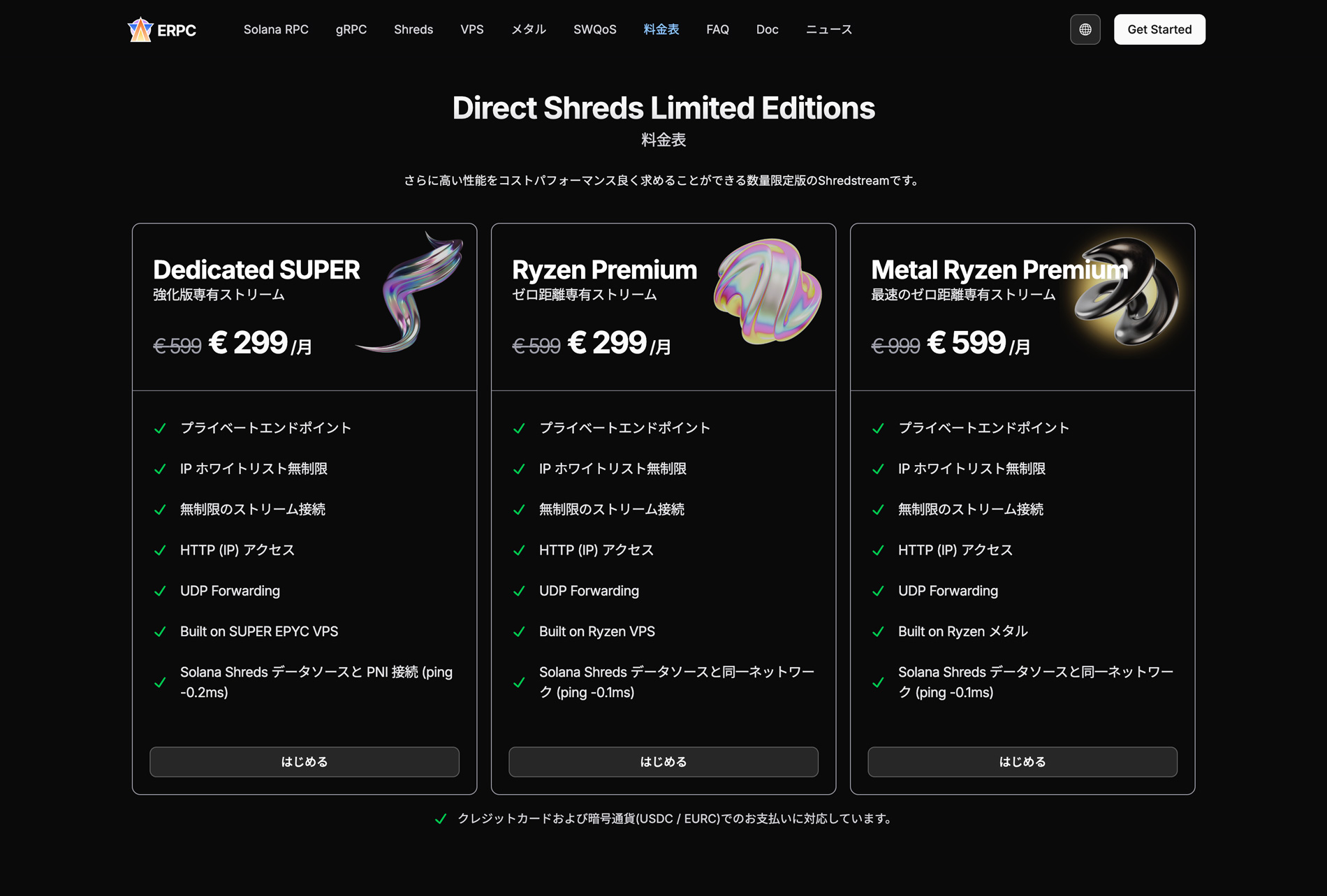 Limited Shreds Pricing