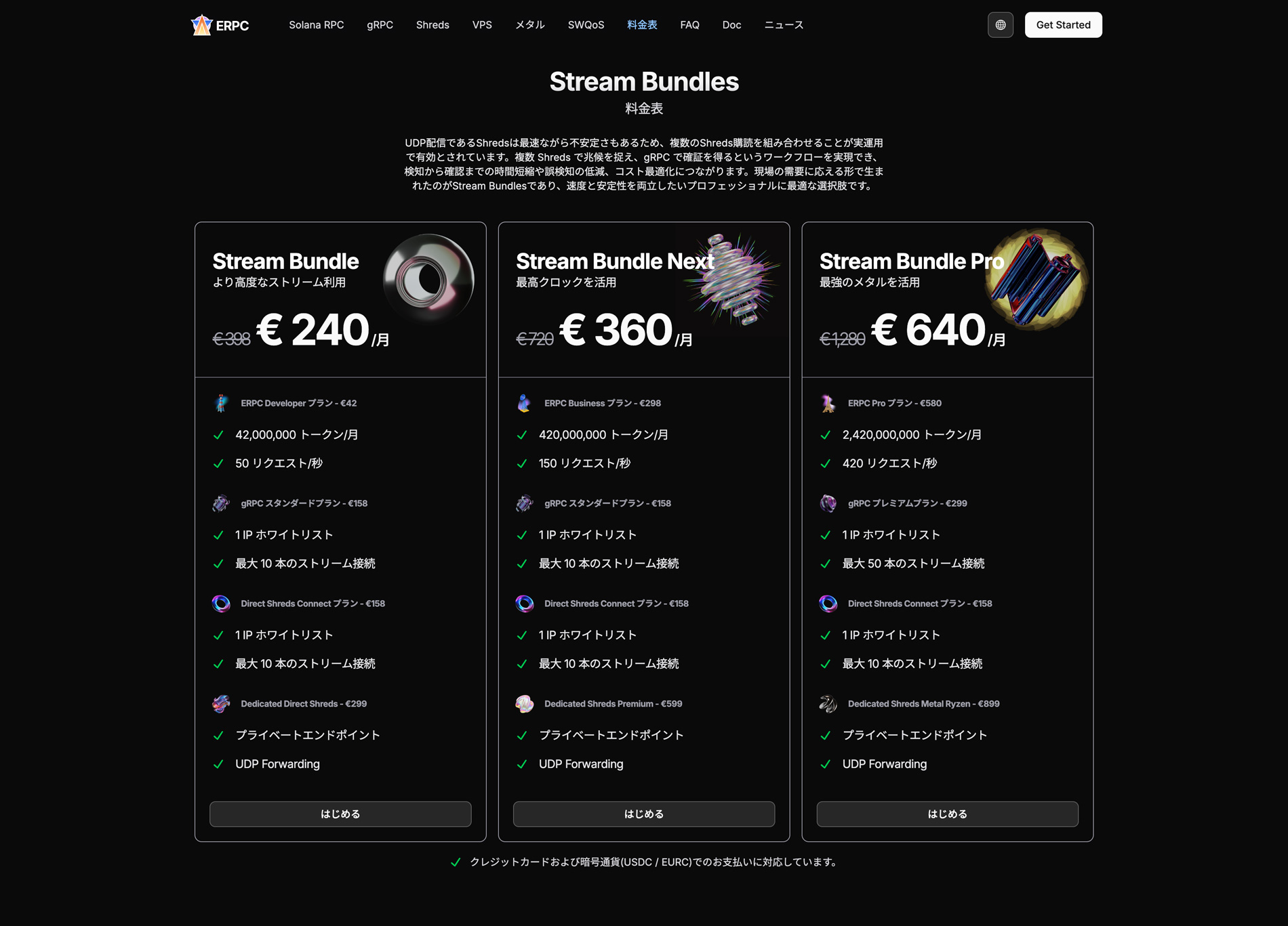Stream Bundles Pricing