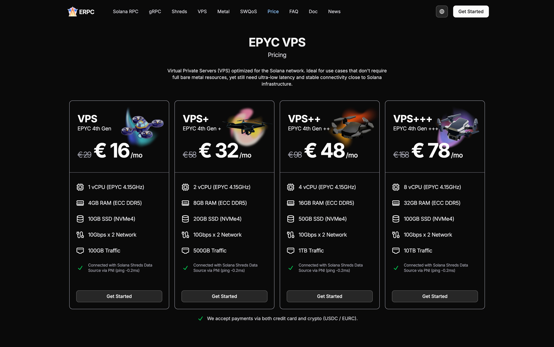 EPYC VPS Pricing